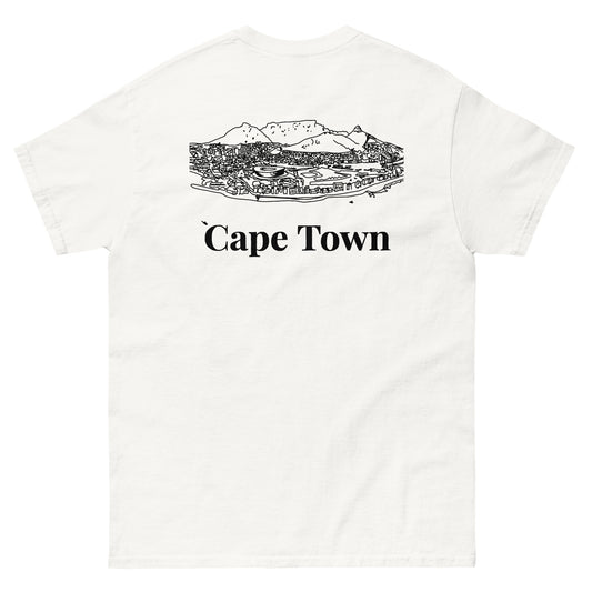 Cape Town classic tee -White